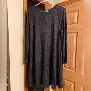Old Navy Plush Knit Swing Dress Medium